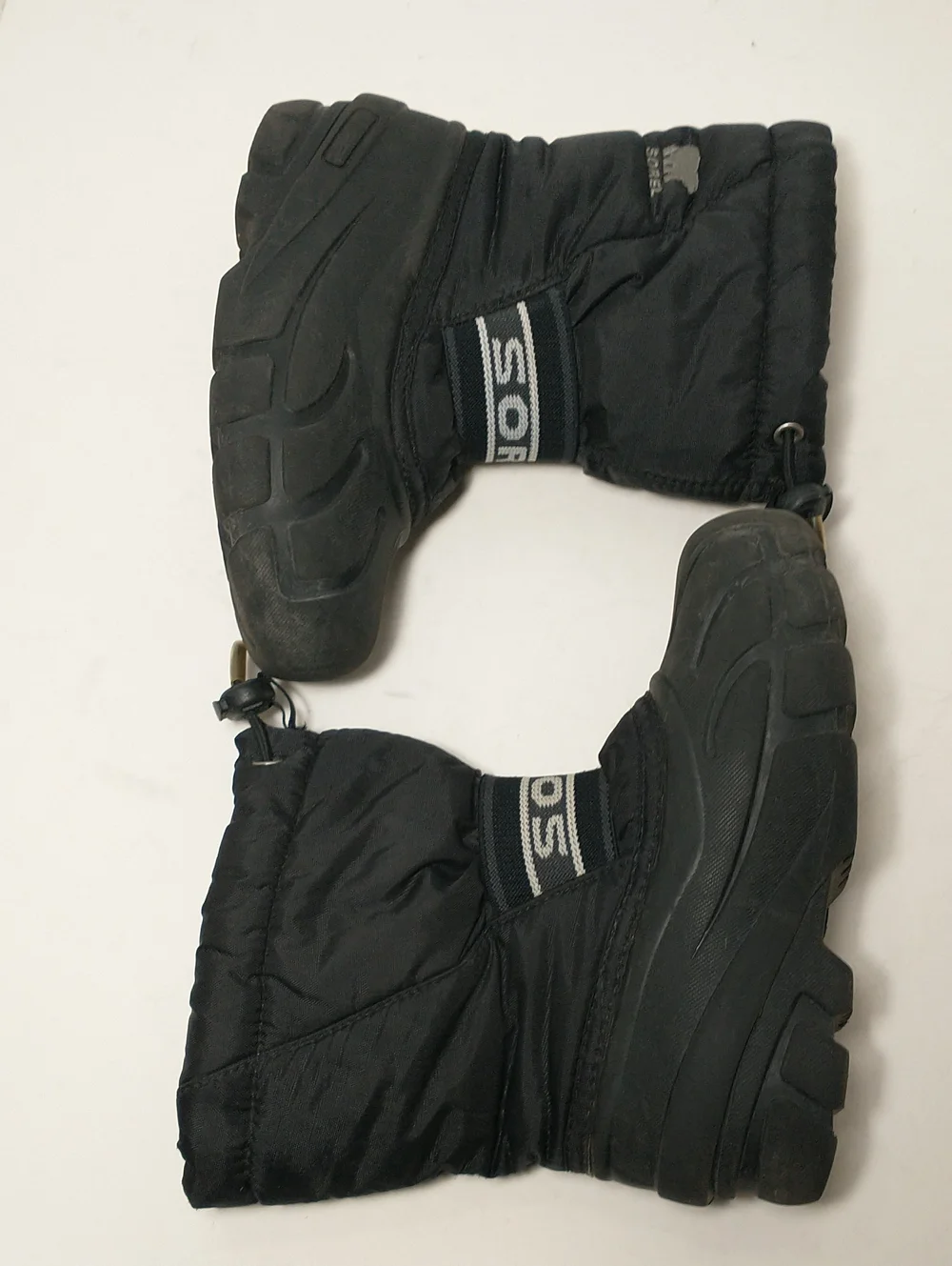 Sorel Cub Winter Boots, Waterproof / Warm, Size 12, Black, Removable Felt Liners
